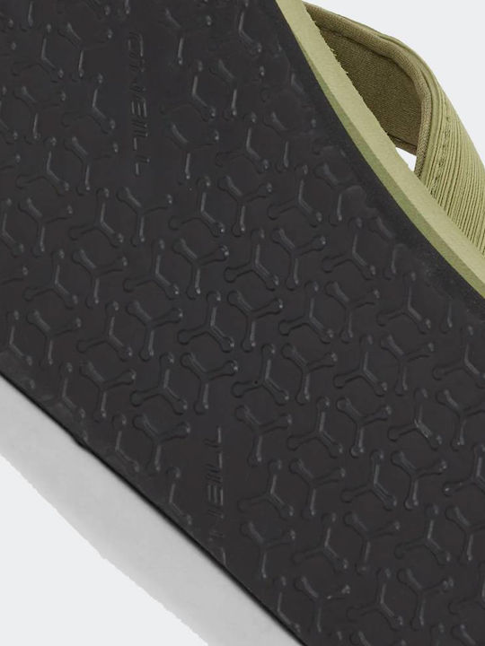 Herren Flip Flops Khaki