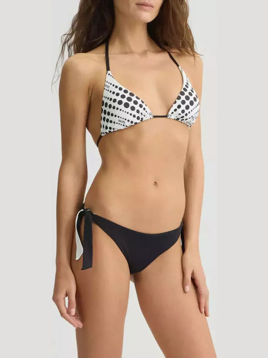 Bikini Slip with Ties Black
