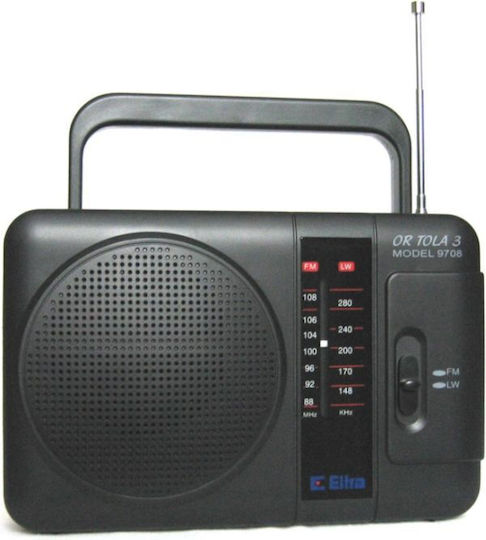 Eltra Radio TOLA Портативен Радиоприемник Черен