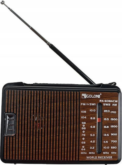 Tiross TS-462 Φορητό Ραδιόφωνο Μπαταρίας Μαύρο