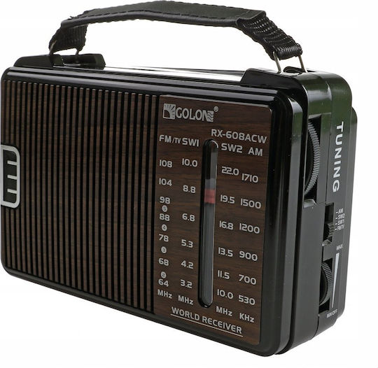Tiross TS-462 Φορητό Ραδιόφωνο Μπαταρίας Μαύρο