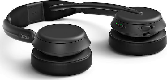 Epos Impact 1061 Duo with Stand Ασύρματα On Ear Multimedia Ακουστικά με μικρόφωνο και σύνδεση Bluetooth