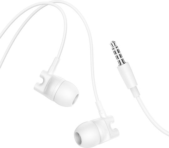 Borofone BM72 În ureche Handsfree cu Mufă 3.5mm Alb