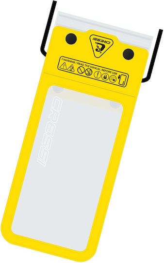 CressiSub Jimmy Waterproof Phone Case Αδιάβροχη Θήκη έως 7" Κίτρινο NW200110