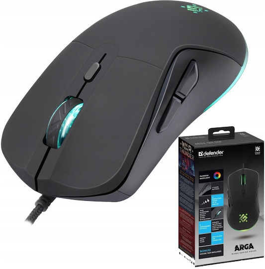 Defender Arga GM-049 Геймърска Мишка 3600 DPI Черен