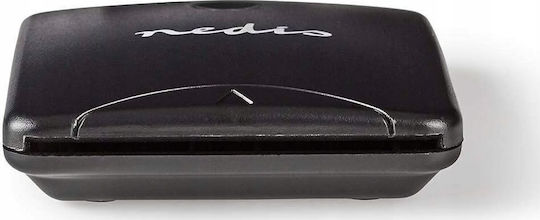 Nedis Smart Card Reader Crdru2sm1bk Smart Card Id-1 Eid Standard Biometric Chips Usb 2.0 Black