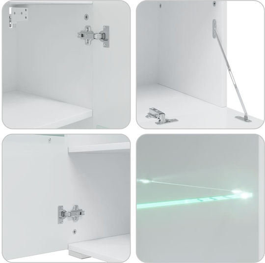 Wohnzimmer TV-Einheit Grey mit Beleuchtung