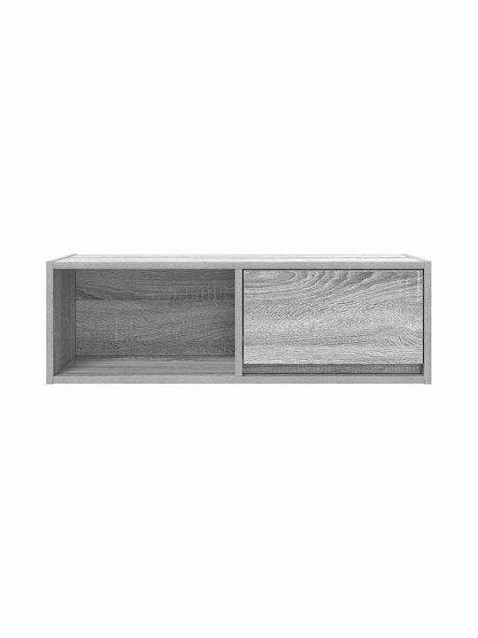 Vidaxl TV-Möbel 2 Stück 80x31x25,5 cm Holzwerkstoff Grau