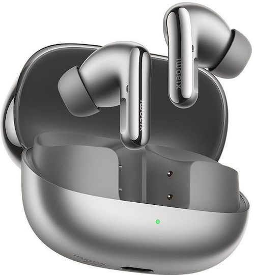 Xiaomi Buds 5 Pro Bluetooth Handsfree Ακουστικά με Αντοχή στον Ιδρώτα και Θήκη Φόρτισης Titan Gray