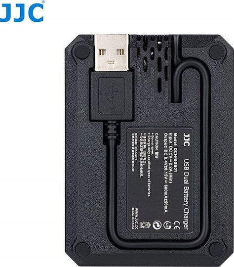 JJC Double Battery Charger Compatible with Olympus