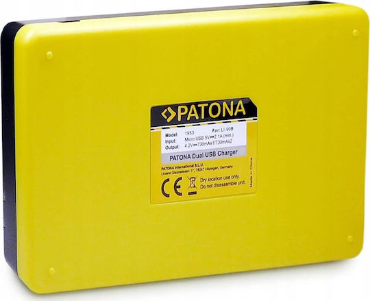 Patona Double Battery Charger Compatible with Olympus
