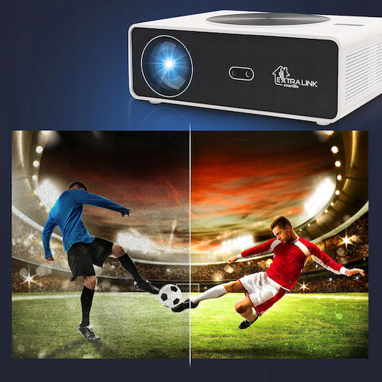 Extralink 407581 Projector LCD Full HD with Built-in Speakers White