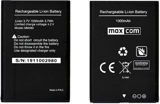 MaxCom 30779 Ersatzakku 1000mAh für MM38D