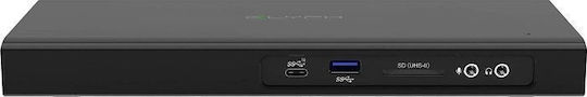 Glyph Case for Hard Drive M.2 SATA III with Connection Thunderbolt 3 / DisplayPort / USB 3.0 / USB 3.1 / Ethernet
