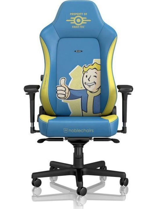 Noblechairs Hero Fallout Vault-Tec Edition Καρέκλα Gaming Δερματίνης με Ρυθμιζόμενα Μπράτσα Μπλε