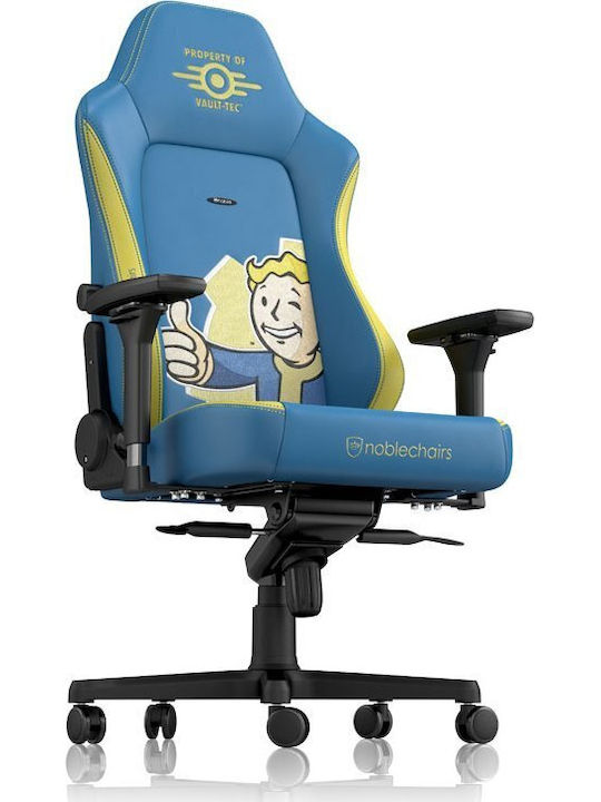 Noblechairs Hero Fallout Vault-Tec Edition Καρέκλα Gaming Δερματίνης με Ρυθμιζόμενα Μπράτσα Μπλε