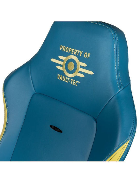 Noblechairs Hero Fallout Vault-Tec Edition Καρέκλα Gaming Δερματίνης με Ρυθμιζόμενα Μπράτσα Μπλε