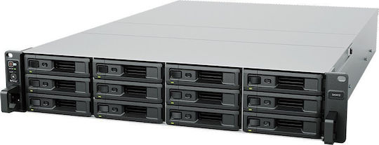 Synology SA3410 NAS Rack με 12 θέσεις για HDD/SSD και 6 θύρες Ethernet