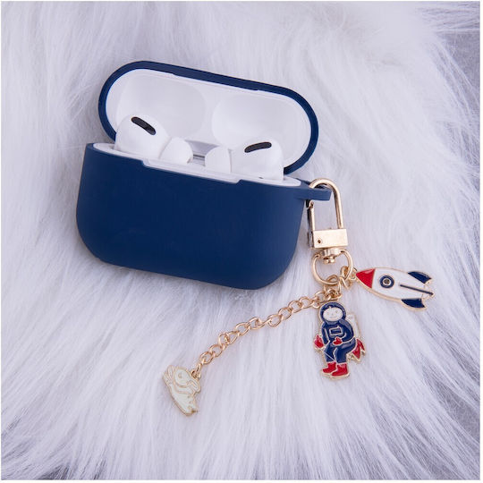 TelForceOne Pendant Θήκη με Γάντζο Dark Blue για Apple AirPods 3