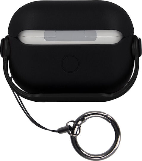 TelForceOne Headset Θήκη με Γάντζο σε Navy Μπλε χρώμα για Apple AirPods 3