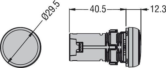 Lovato Electric LED Ενδεικτική Λυχνία 24V Κόκκινο 1τμχ LPMLB4