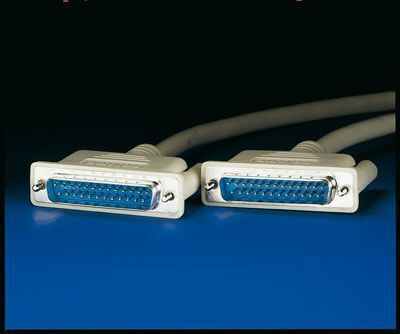 Roline Καλώδιο RS232 25-pin male σε RS232 25-pin male 1.8m