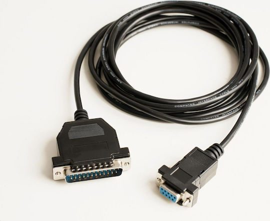 Microconnect Καλώδιο RS232 25-pin male σε RS232 9-pin female 1.8m (IBM029B-1,8)