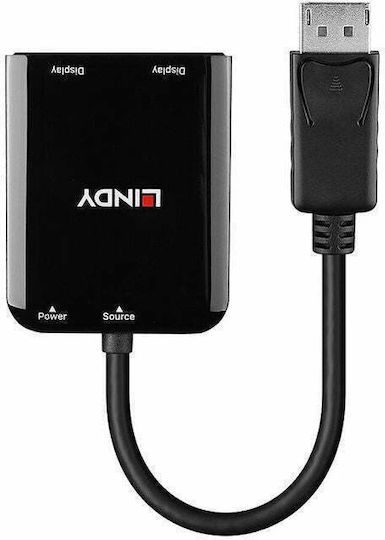 Lindy Converter DisplayPort male to HDMI 2x female 1pcs 38433