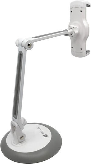 Techly Desk Stand for Mobile in White color ICA-TBL165