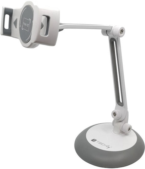 Techly Desk Stand for Mobile in White color ICA-TBL165