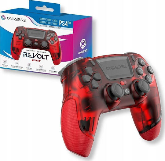 Oniverse Revolt Ασύρματο Gamepad για PC / PS4 / iOS / Android / PS3 Κόκκινο