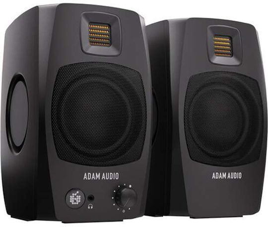 Adam D3V Studio Monitor Speakers 3.5" 240W (Pair) Black