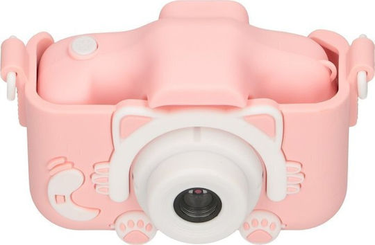Extralink Kids H27 Compact Φωτογραφική Μηχανή 12MP με Οθόνη 2" και Ανάλυση Video Full HD (1080p) Ροζ