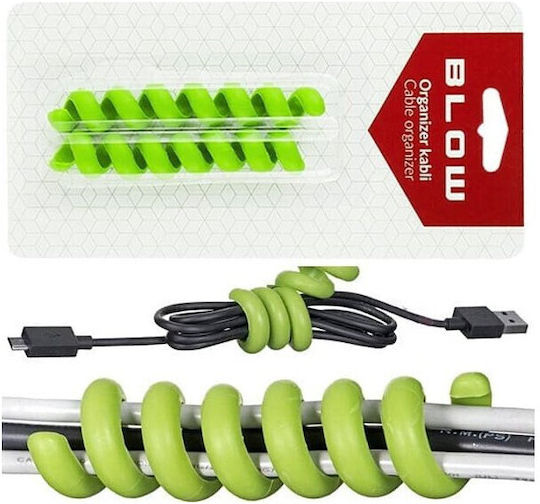 Blow Σπιράλ Organizer Cable 0.15m Πράσινο