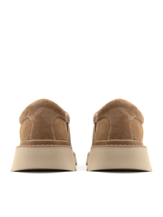 Tasman Men's Leather Slippers Green