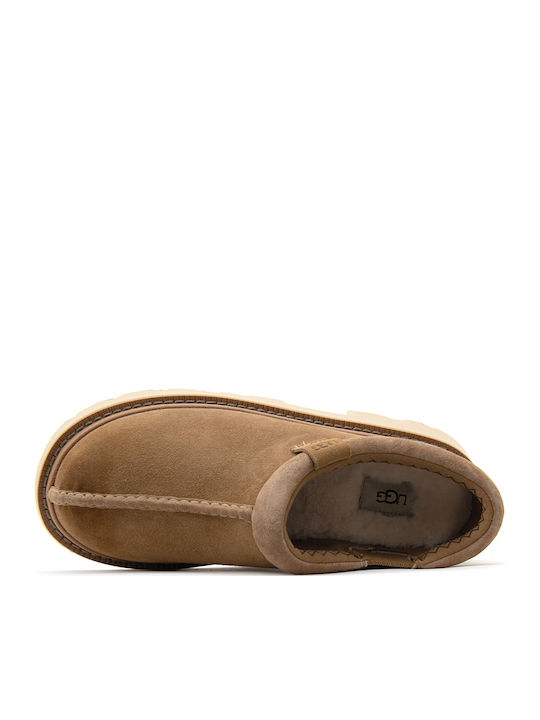 Tasman Men's Leather Slippers Green