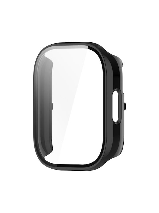Пластмасов Калъф със Стъкло в Черен цвят за Xiaomi Redmi Watch 5 Lite