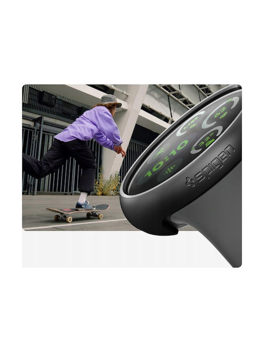 Spigen Thin Fit Πλαστική Θήκη σε Μαύρο χρώμα για Google Pixel Watch 3, 2, 1