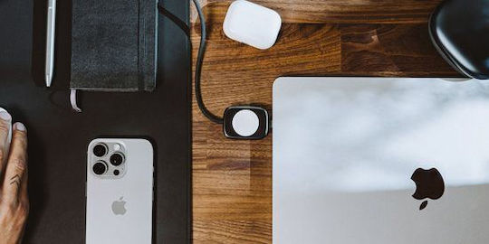 Nomad Kevlar Φορτιστής για Apple Watch Μαύρος