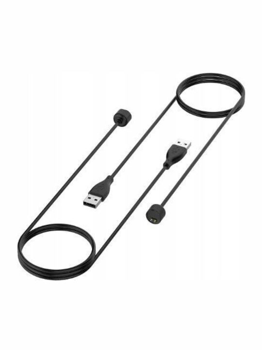 Кабел за зареждане Usb Зарядно за Mii Band, Smartband 5, Smartband 6, Smartband 7. Черен