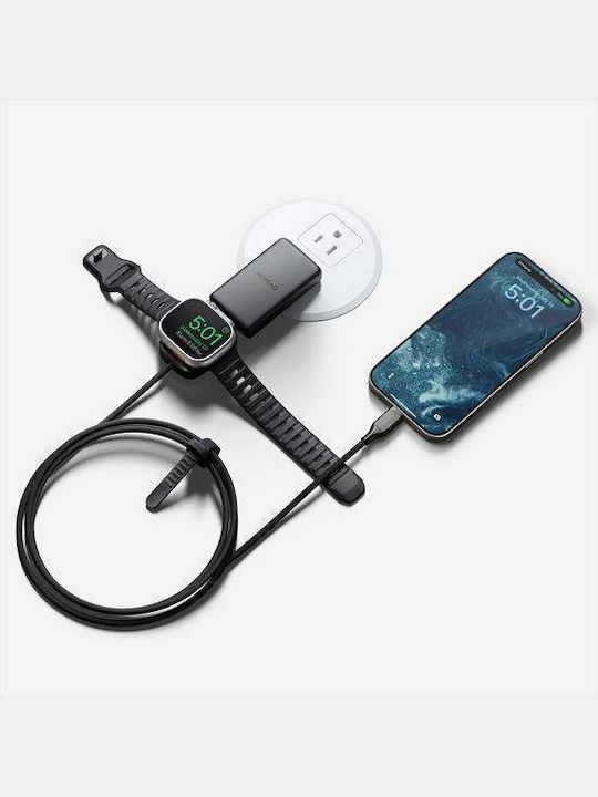 Nomad Kevlar Wearable Charger Apple Watch Blackς