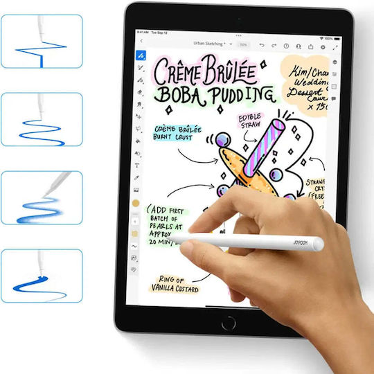 Joyroom JR-X15 Digitală Stilou Tactil pentru iPad 2018+ de culoare Alb
