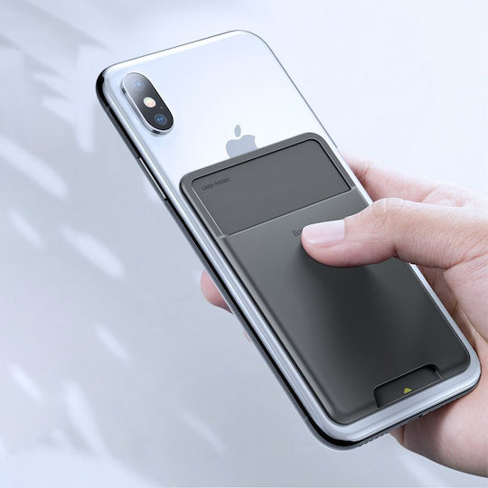 Baseus Sticker Калъф за карти в Сив цвят