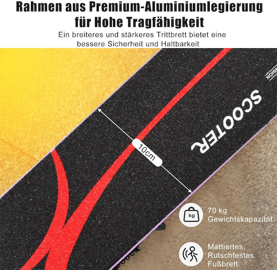 Costway Kinderroller Klappbar 2-Rad Freestyle Flieder