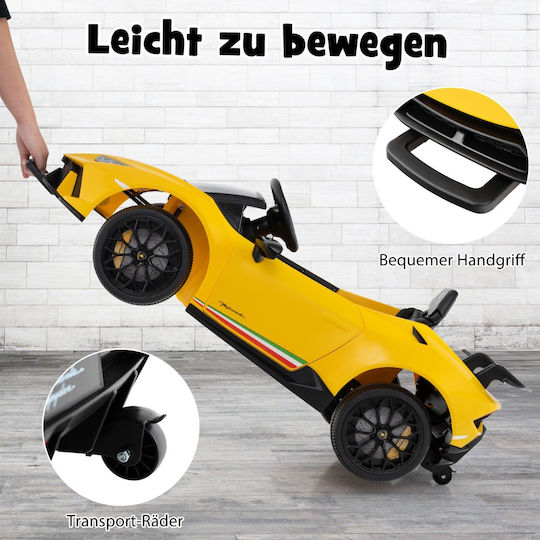 Lamborghini Μονοθέσιο με Τηλεκοντρόλ 12 Volt Κίτρινο για 3+ Ετών