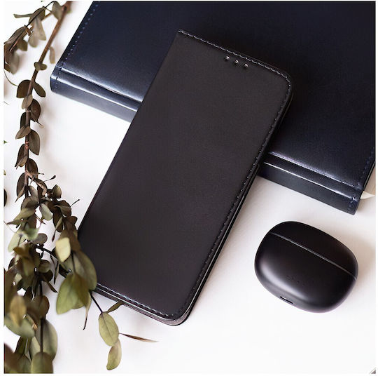 Μαγνητική Back Cover Δερμάτινο Μαύρο (Honor Magic 6 Lite / Honor X50 5G)