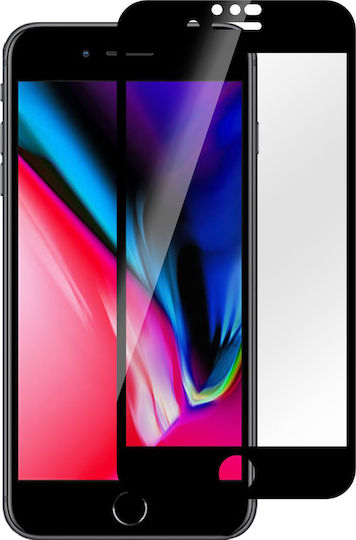 eSTUFF Vollflächig gehärtetes Glas Schwarz (iPhone 6 / 6s)