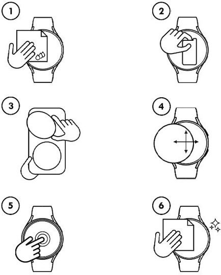 GrizzGlass CeramicFilm Displayschutzfolie für das Galaxy Watch 5 Pro 45mm 1Stück