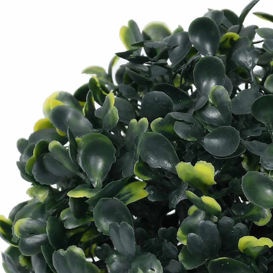 Buxus Topfpflanze mit LED 2 Stück vidaXL