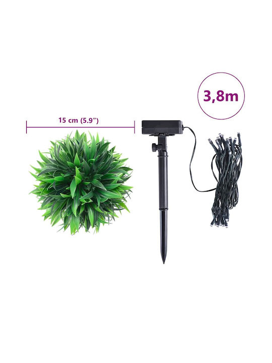 Buxus В Саксия 15см С LED 4 Бройки vidaXL